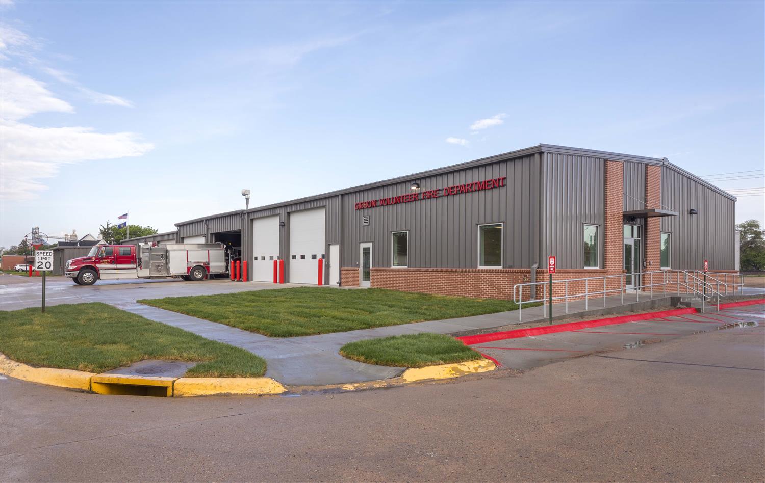 City of Gibbon Fire Hall Addition | Civic Architecture...